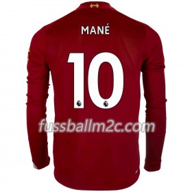 Fußballtrikots Liverpool Sadio Mane 10 Heim Trikotsatz 2019-2020 Langarm